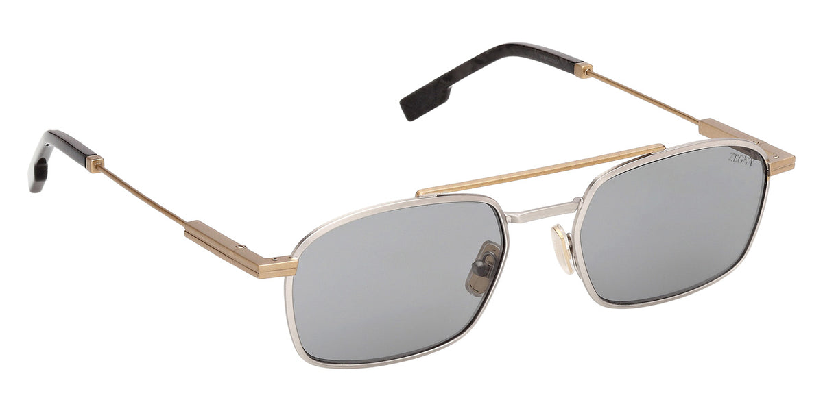 Ermenegildo Zegna EZ0298 15A 54 - Matte Light Ruthenium / Smoke #id:ez029815a_s:102135