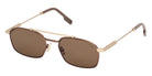Ermenegildo Zegna EZ0298 37E 54 - Matte Dark Bronze / Brown #id:ez029837e_s:104105