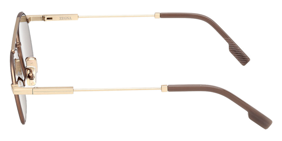 Ermenegildo Zegna EZ0298 37E 54 - Matte Dark Bronze / Brown #id:ez029837e_s:104110