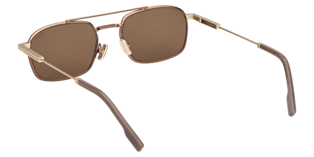 Ermenegildo Zegna EZ0298 37E 54 - Matte Dark Bronze / Brown #id:ez029837e_s:104115