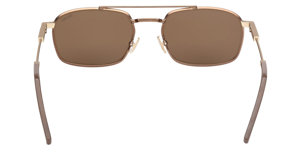 Ermenegildo Zegna EZ0298 37E 54 - Matte Dark Bronze / Brown #id:ez029837e_s:104120