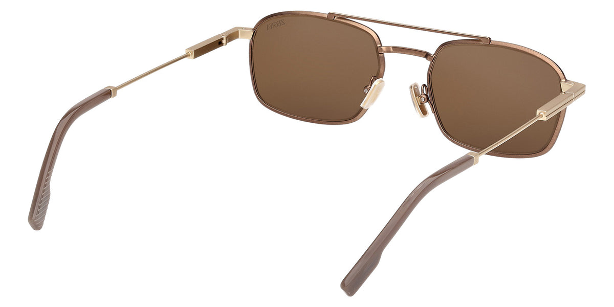 Ermenegildo Zegna EZ0298 37E 54 - Matte Dark Bronze / Brown #id:ez029837e_s:104125