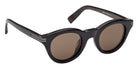 Ermenegildo Zegna EZ0302 05E 46 - Black/Striped / Brown 05E #id:ez030205e_s:100135