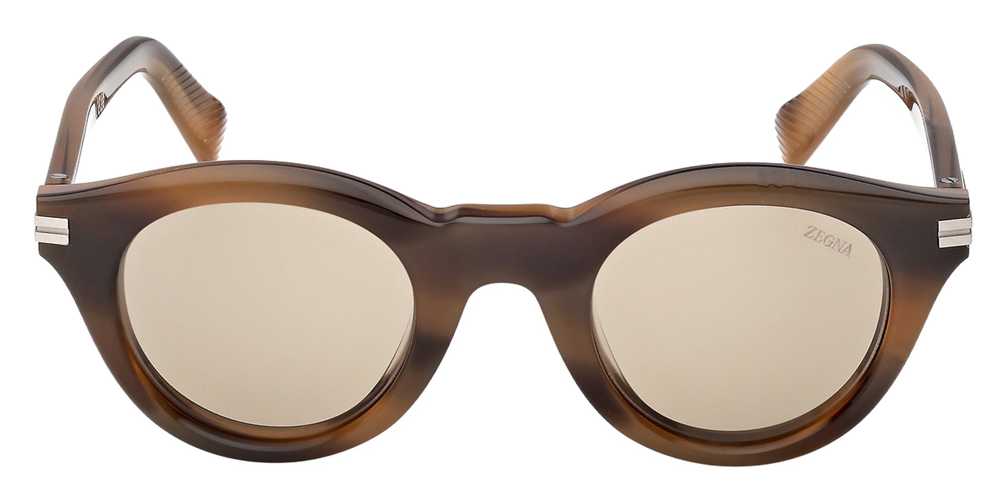 Ermenegildo Zegna EZ0302 52E 46 - Dark Havana / Brown 52E #id:ez030252e_s:102100