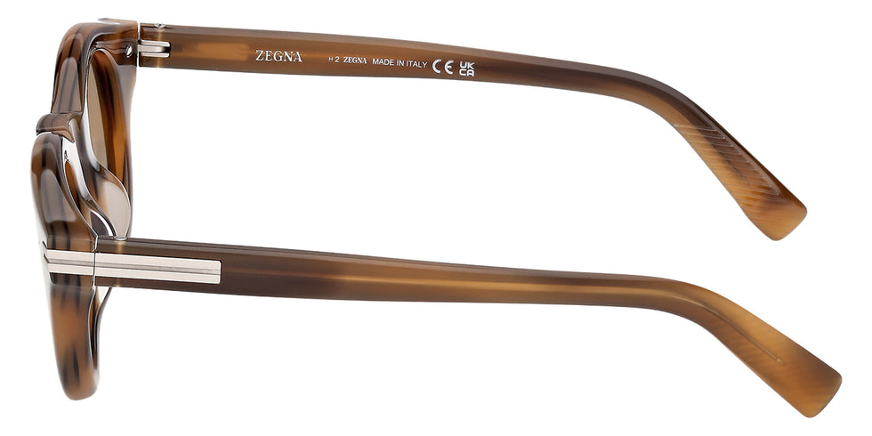 Ermenegildo Zegna EZ0302 52E 46 - Dark Havana / Brown 52E #id:ez030252e_s:102110