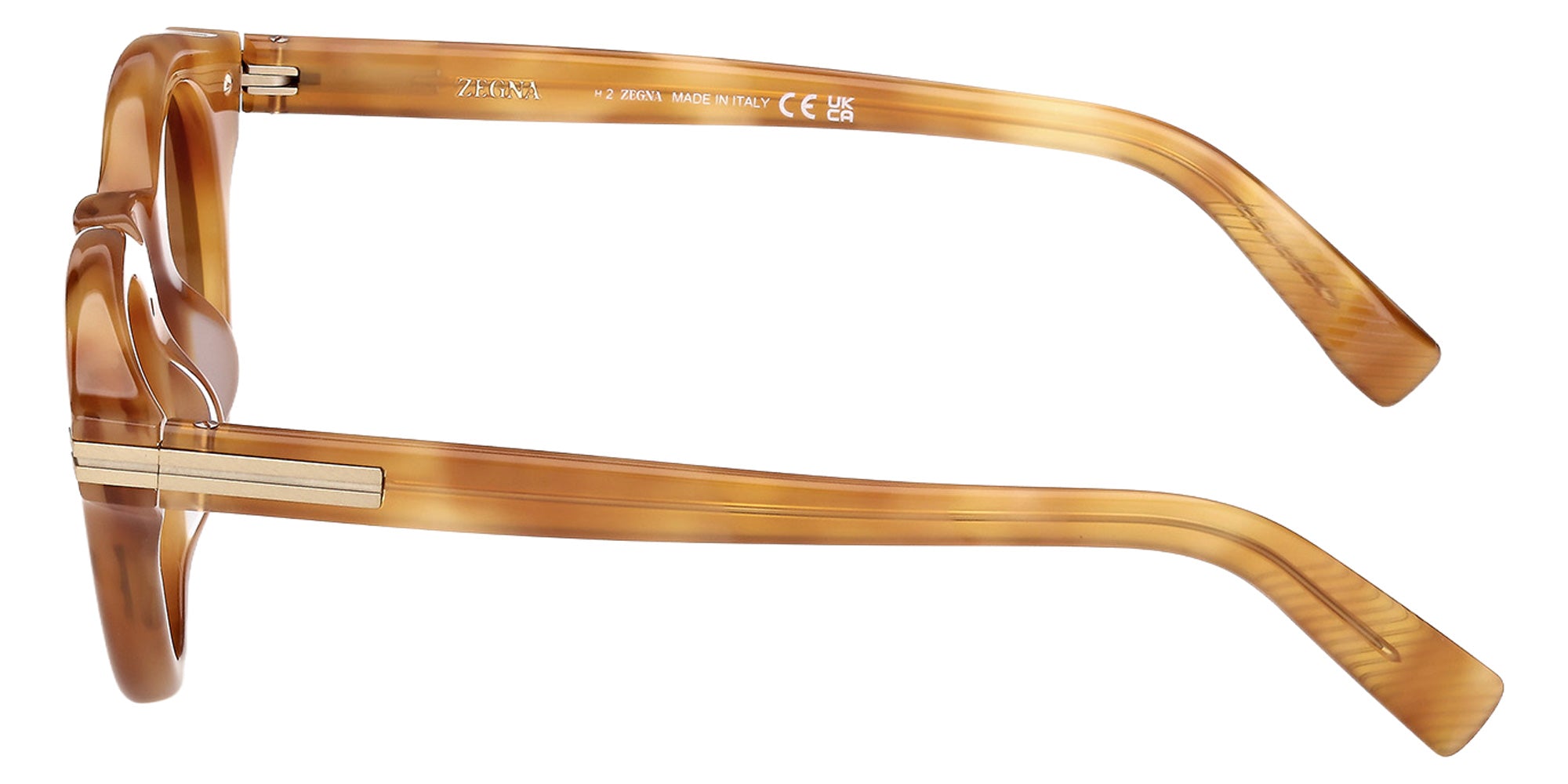 Ermenegildo Zegna EZ0302 53E 46 - Blonde Havana / Brown 53E #id:ez030253e_s:104110