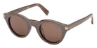 Ermenegildo Zegna EZ0302 59E 46 - Beige Brown/Striped / Brown 59E #id:ez030259e_s:106105