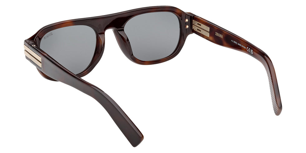 Ermenegildo Zegna EZ0304 52A 52 - Dark Havana / Smoke #id:ez030452a_s:104115