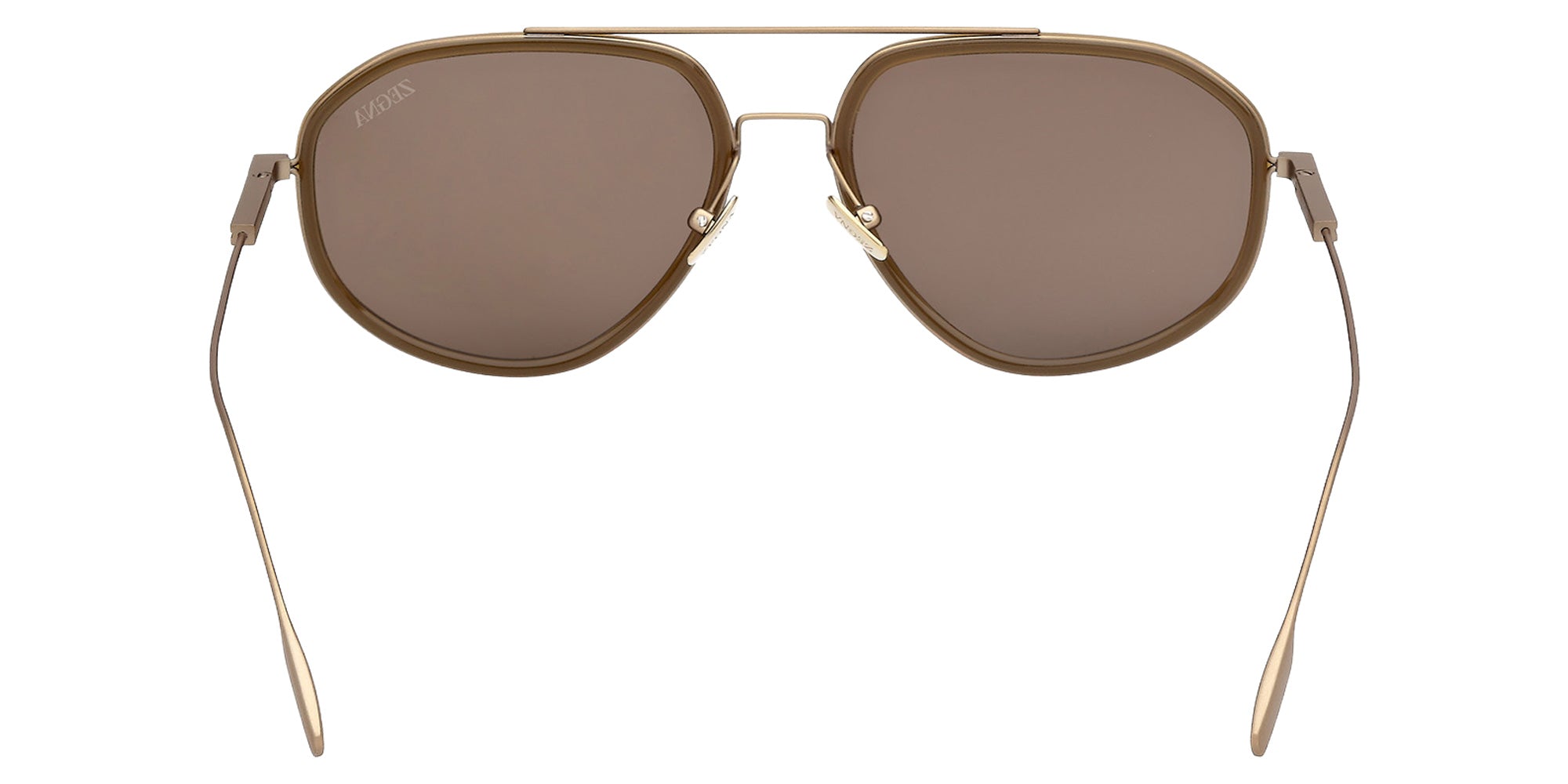 Ermenegildo Zegna EZ0305 98E 56 - Shiny Dark Green / Brown 98E #id:ez030598e_s:100120