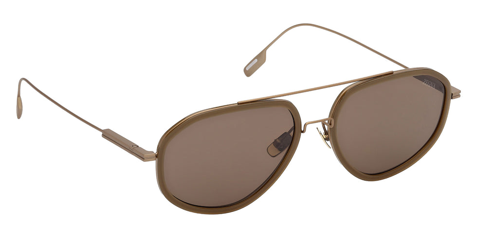 Ermenegildo Zegna EZ0305 98E 56 - Shiny Dark Green / Brown 98E #id:ez030598e_s:100135