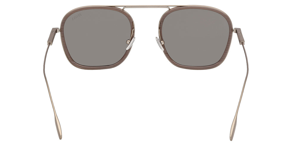 Ermenegildo Zegna EZ0306 59D 51 - Beige Brown/Striped / Smoke Polarized #id:ez030659d_s:100120