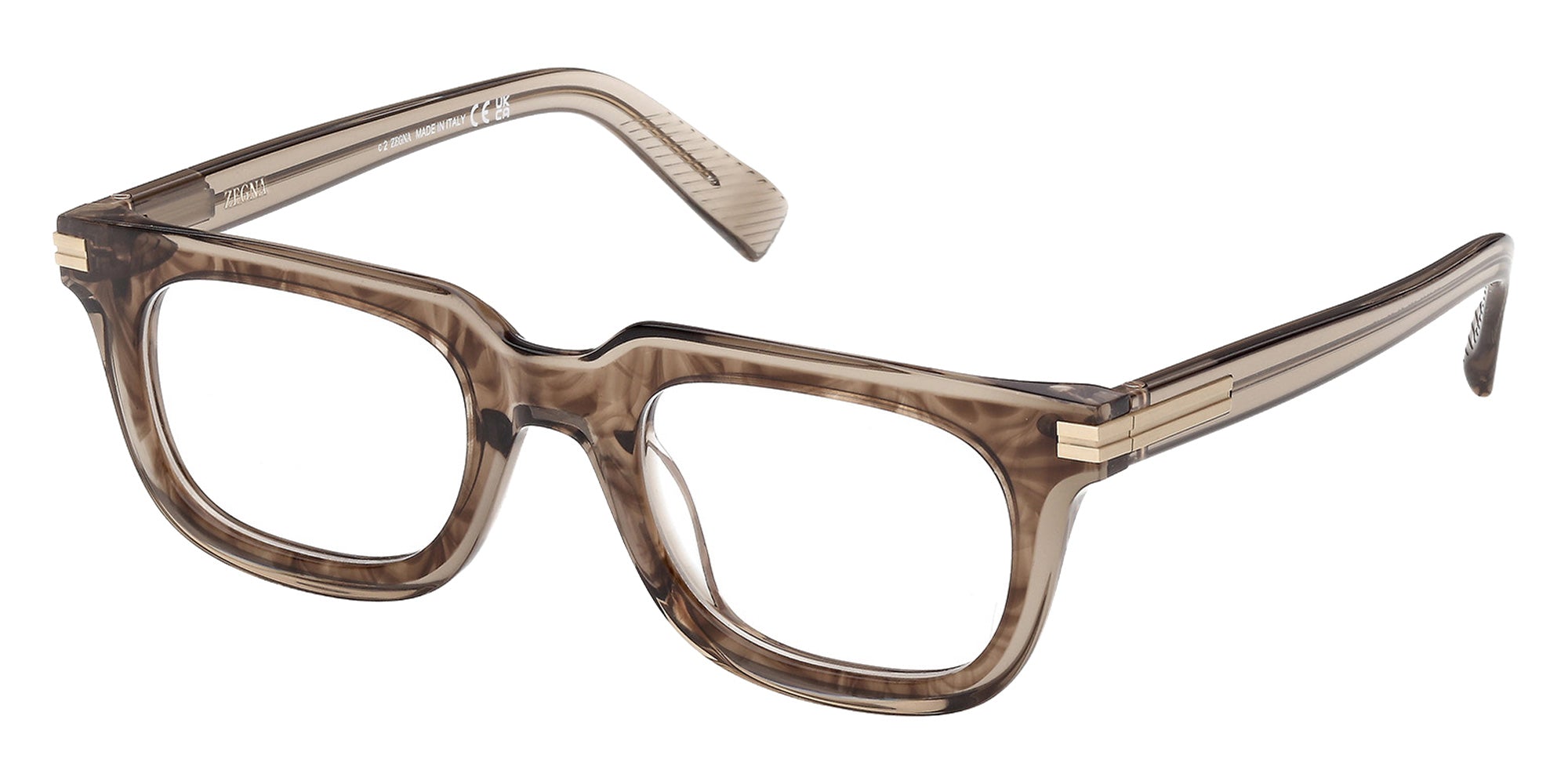 Ermenegildo Zegna EZ5328 050 52 - Light Brown/Striped 050 #id:ez5328050_s:100105