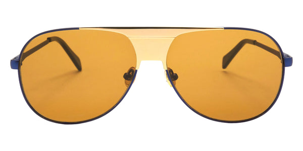 Navy/18K Gold Zero / Gold Mirror Polarized AR / 62-14-148
