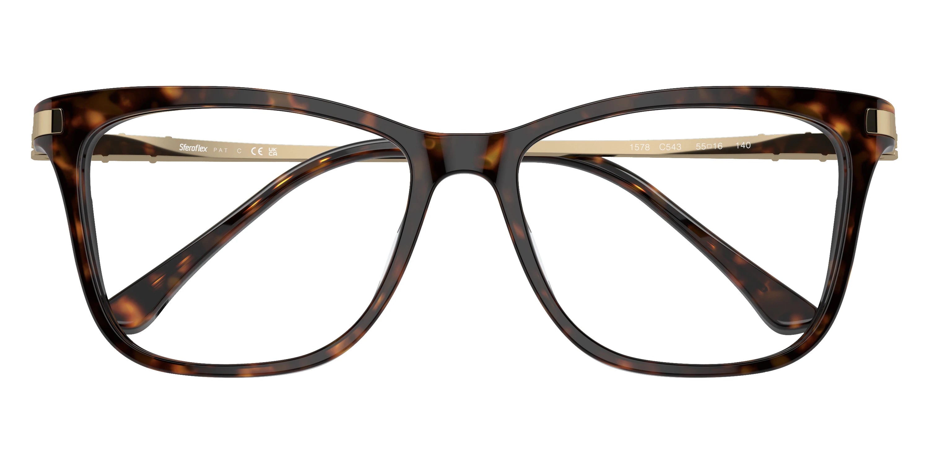 Sferoflex SF1578 C543 53 - Shiny Havana/Shiny Pale Gold