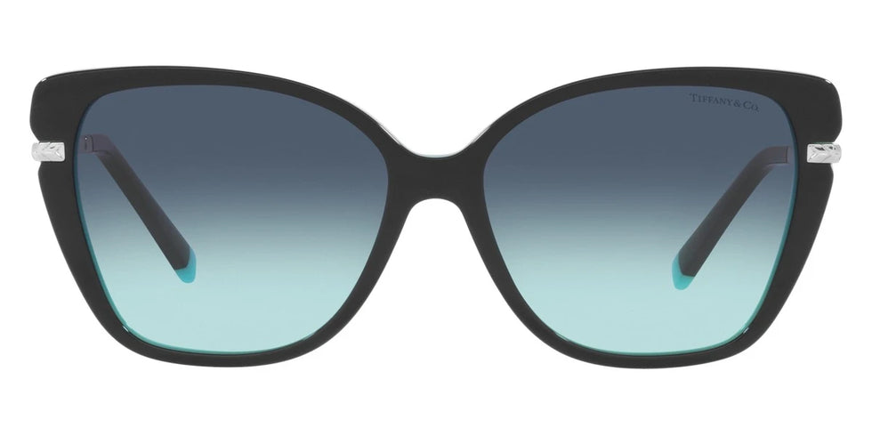 TIFFANY TF4190 80559S 57 - Black on TIFFANY Blue / Azure Gradient Blue