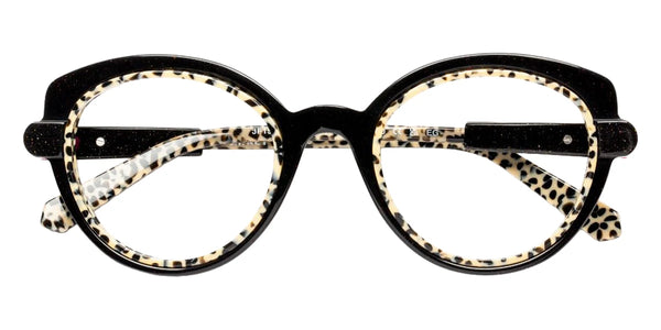 Black Glitter/Leopard Black / 49-22-140