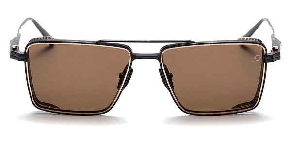 Brushed Black/Matte White Gold / Dark Brown AR / 55-16-152