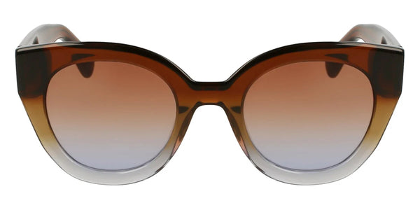 Transparent Gradient Brown/Azure / 49-23-140