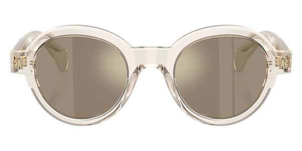 Transparent Butter / Light Brown Mirrored Gold / 47-22-145