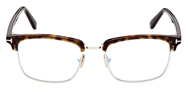 Classic Dark Havana/Shiny Rose Gold/T Logo / 54-19-145