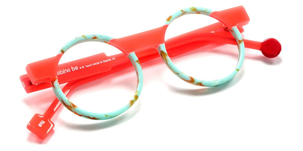 Matte Marbled Turquoise/Shiny Miami Neon Orange / 46-19-145