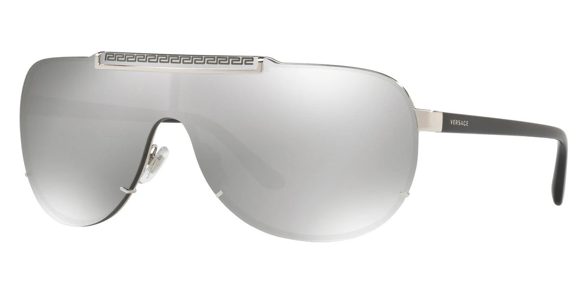 VERSACE VE2140 10006G 40 - Silver / Light Gray Mirrored Silver