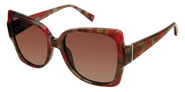 Crimson Tortoise / Dark Brown Gradient / 53-17-137