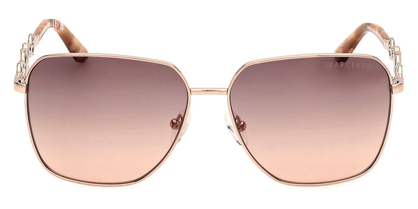 Shiny Rose Gold / Gradient Brown / 59-14-145