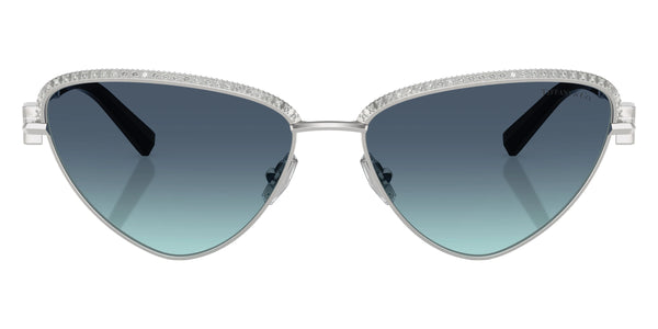 Silver Gold Plated / Azure Gradient Blue / 59-16-140