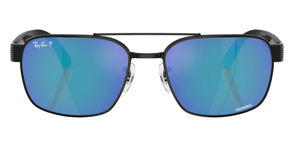 Black / Polarized Gray Mirrored Blue / 58-17-145