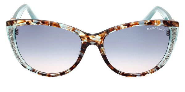 Turquoise/Havana / Gradient Blue / 58-17-140