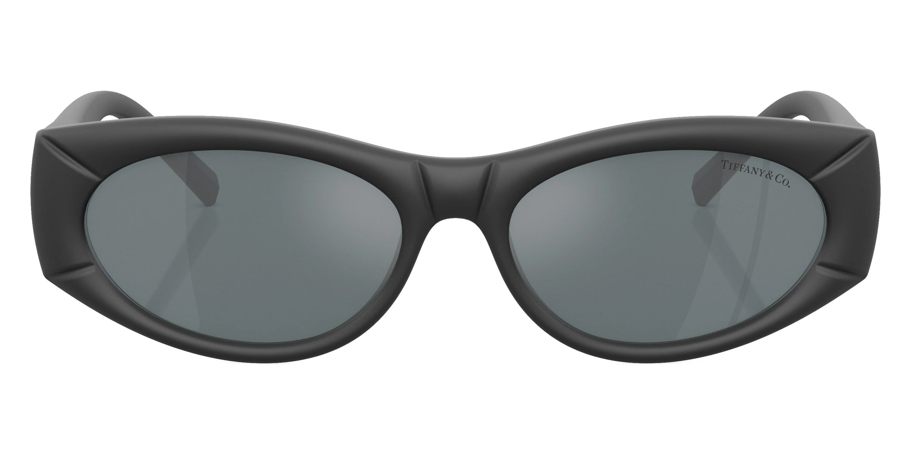TIFFANY TF4222U 84136G 55 - Black Rubberized / Gray Mirrored Black