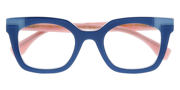 Solid Blue Gray on Cristal Blue / 50-22-142