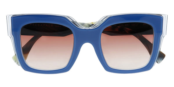 Solid Blue Gray on Crystal Blue / 50-23-146