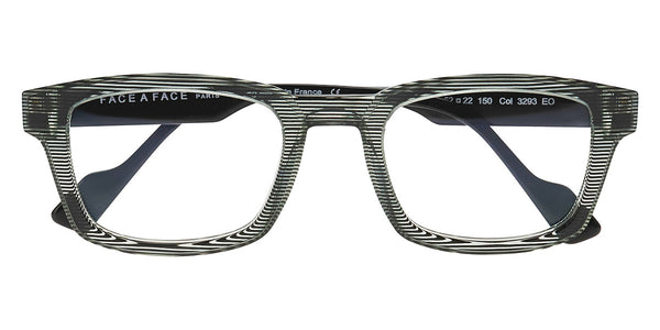 Transparent Stripped Green Horn / 52-22-150