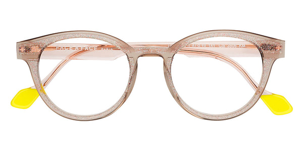 Transparent Brown Flakes and Crystal / 47-19-141