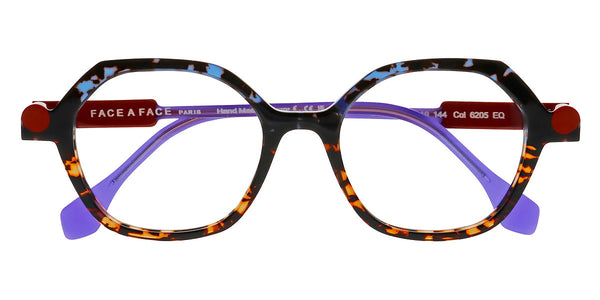 Blue Orange Gradient Tortoise / 50-19-144