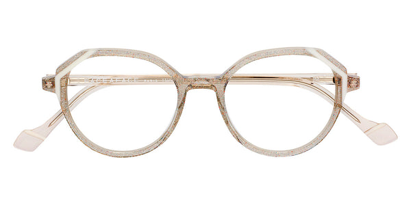 Transparent Brown Flakes and Crystal / 47-17-145