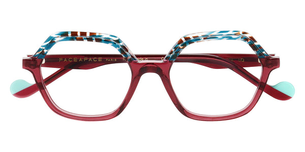 Turquoise Line Brown Pixel / 49-18-140