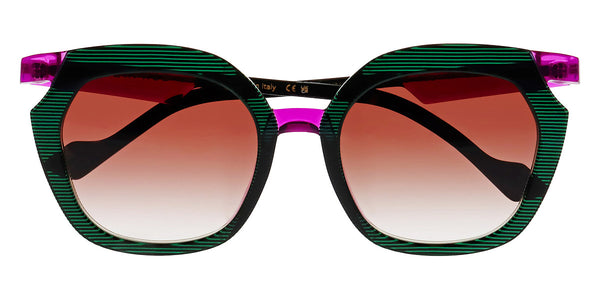 Transparent Striped Dark Green / 53-20-142