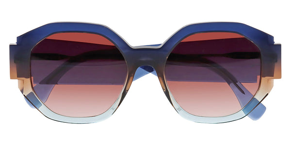 Gradient Blue Brown Sky / 54-19-145