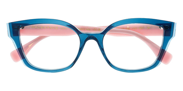 Gray Blue Petrol Transparent / 52-18-140