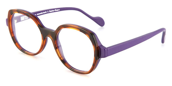 Brown Tortoiseshell/Purple / 48-19