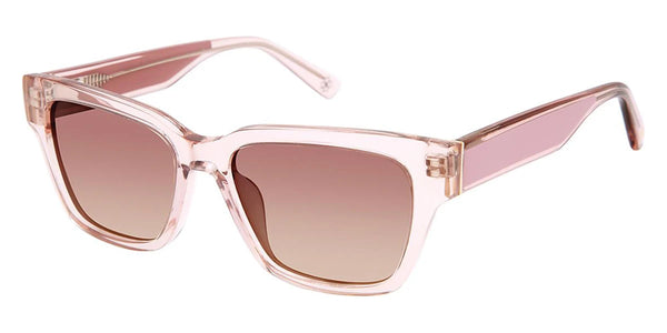 Translucent Blush / Dark Brown Gradient Polarized / 51-16-135