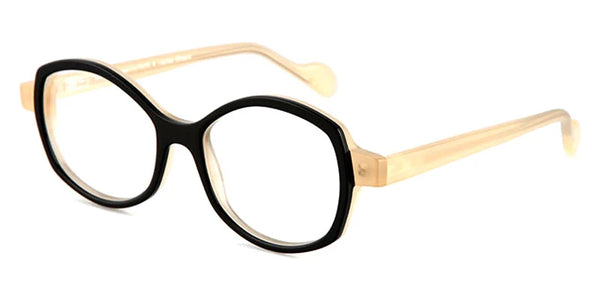 Opaline Black and Cream/Opaline Cream / 49-18