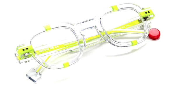 Shiny Crystal/Shiny Neon Yellow / 46-28-145