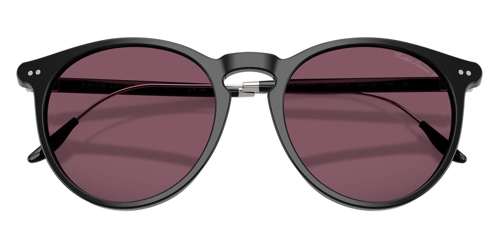 RALPH LAUREN RL8181P 50011A 53 - Shiny Black / Solid Purple Polarized