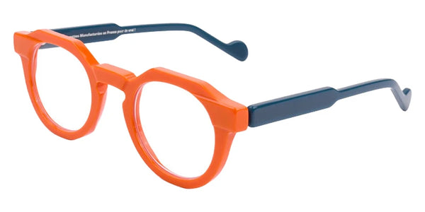 Solid Orange/Peacock Blue / 47-21