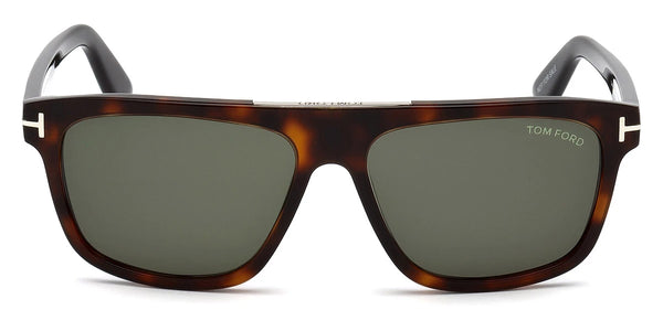 Shiny Dark Havana / Green / Green / 57-15-145