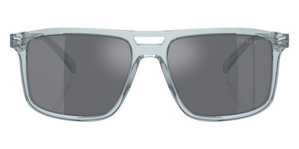 Transparent Azure / Dark Gray Flash Silver / 58-16-145